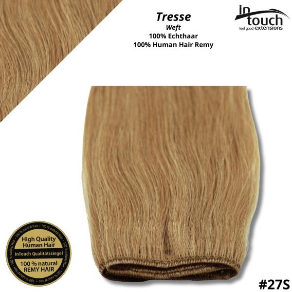 Tressen-Extensions 55cm Farbe 27S